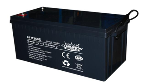 What is the structure of deep cycle battery?