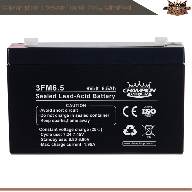 3FM6.5 6V6.5Ah AGM Battery