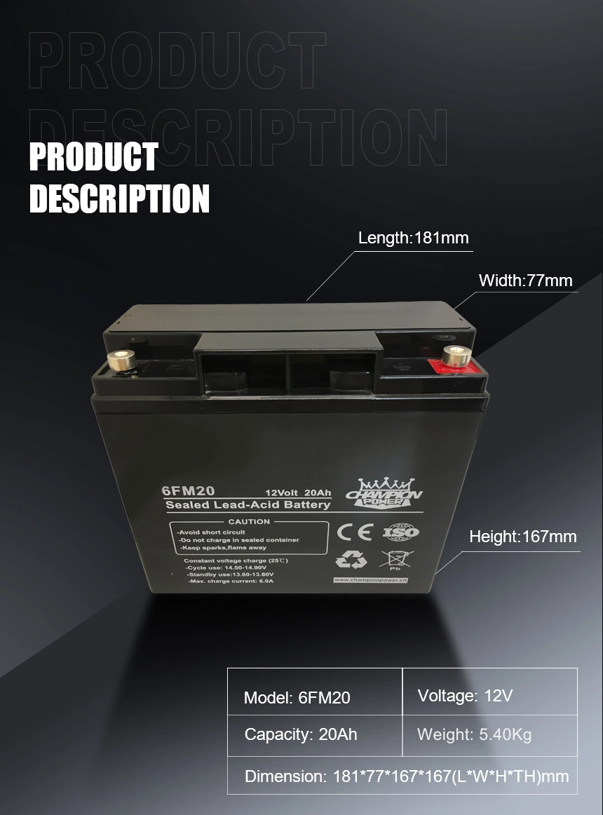 12v20ah agm battery