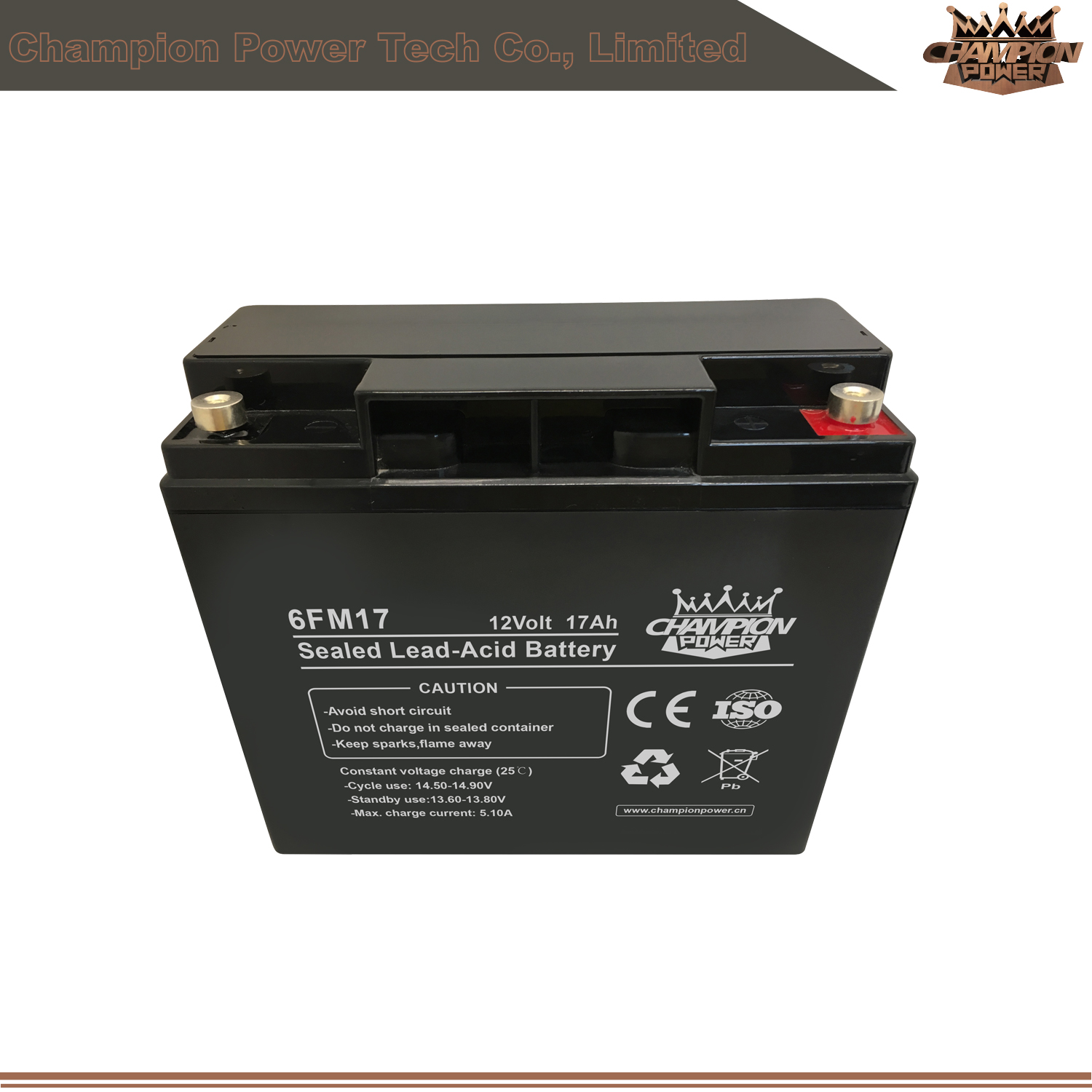 12V17AH VRLA Battery for Electric Lawn Mower