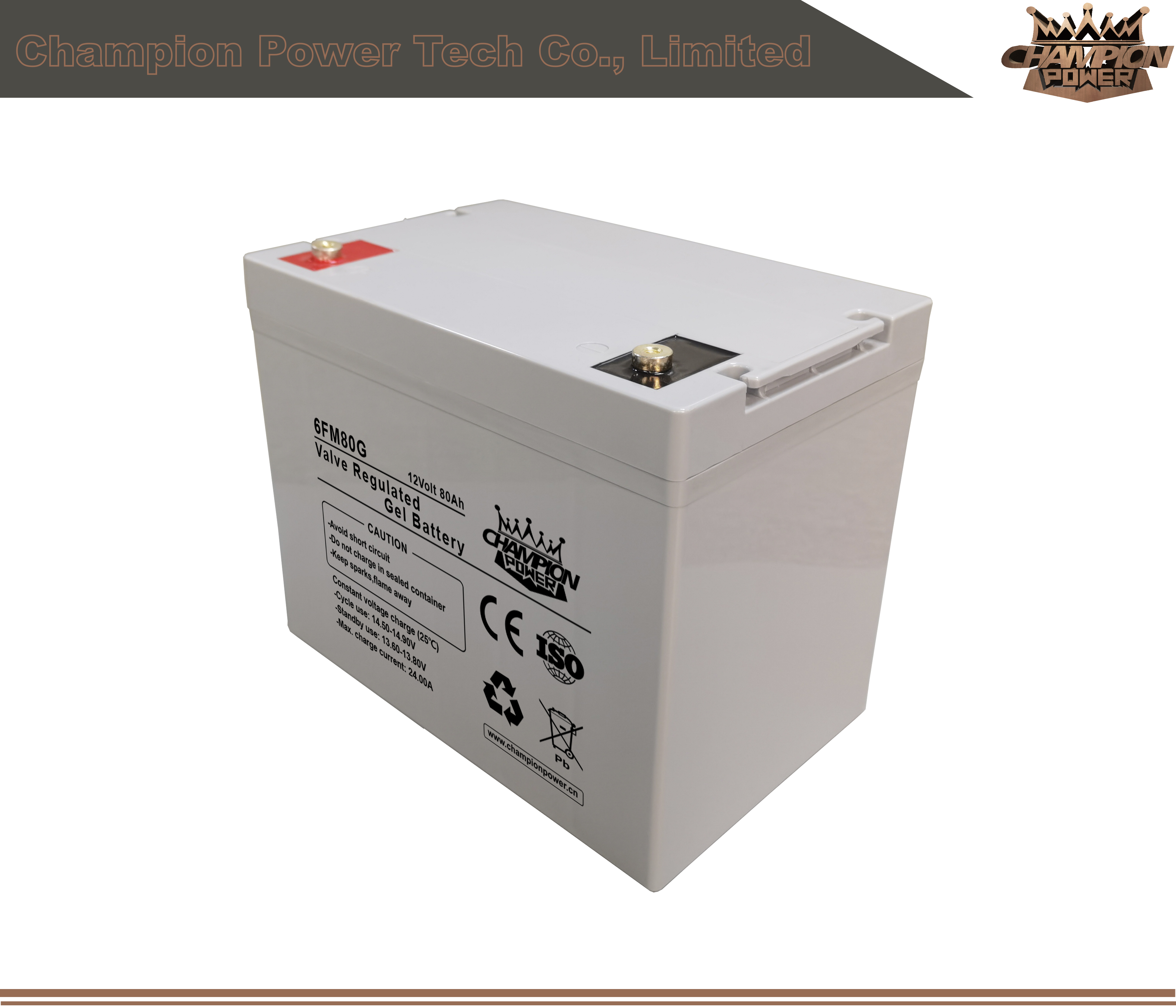 6FM80G 12V80Ah Gel Battery