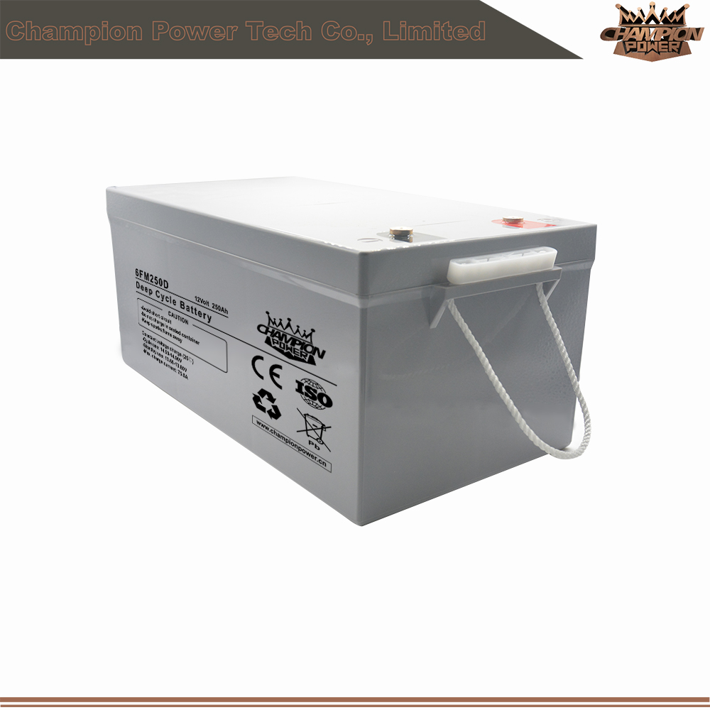 12V250AH Deep Cycle Battery for Solar energy storage system