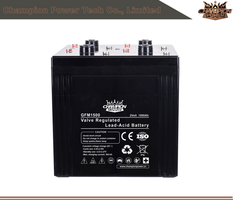 GFM1500 2V1500Ah Lead Acid Battery