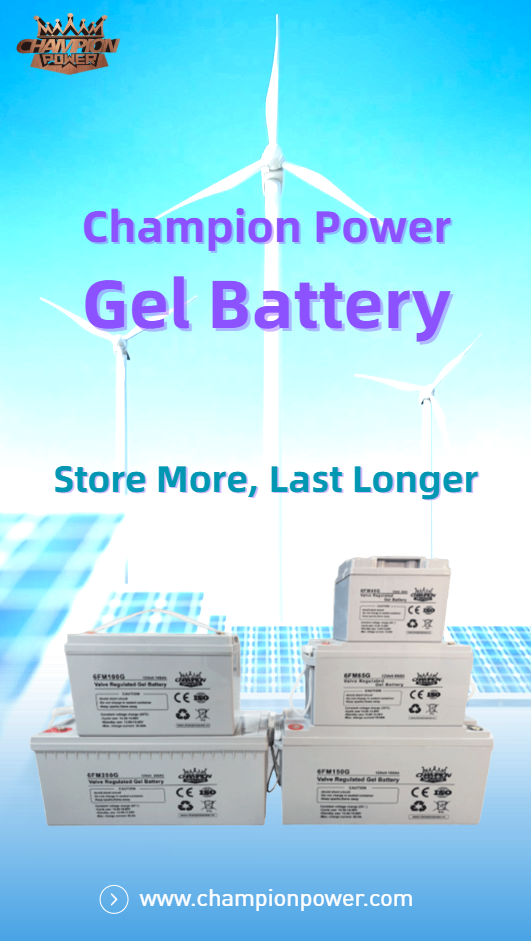 Champion Power Gel Battery – The Reliable Core for Energy Storage