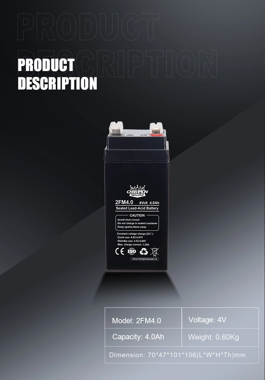 4v4ah AGM Battery