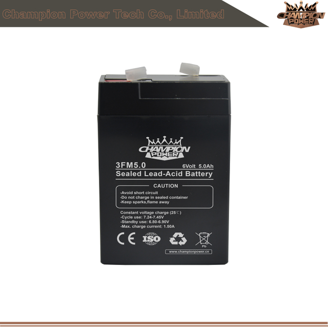 3FM5.0 6V5.0Ah AGM Battery