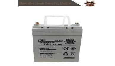 What is the structure of the AGM VRLA battery?