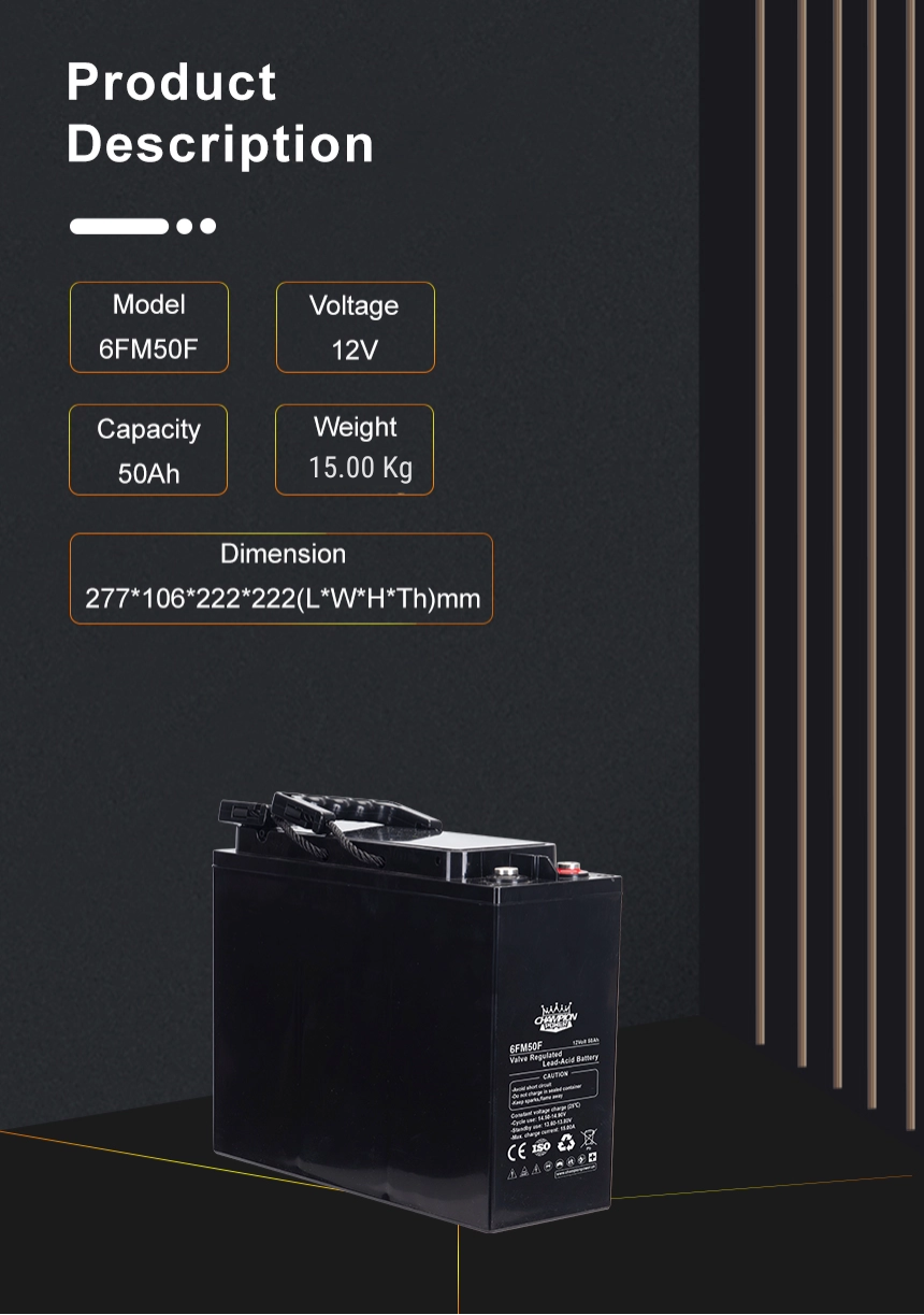 12v55ah front terminal Battery
