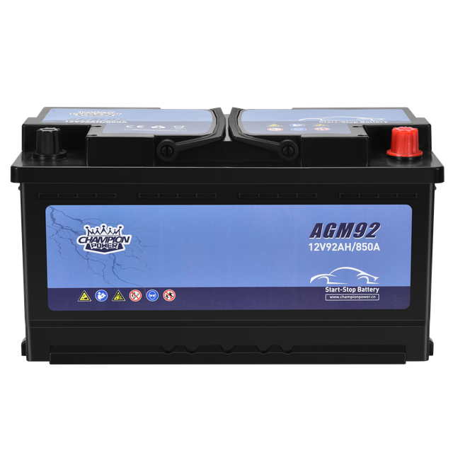 AGM92 12V92Ah Start-Stop Battery