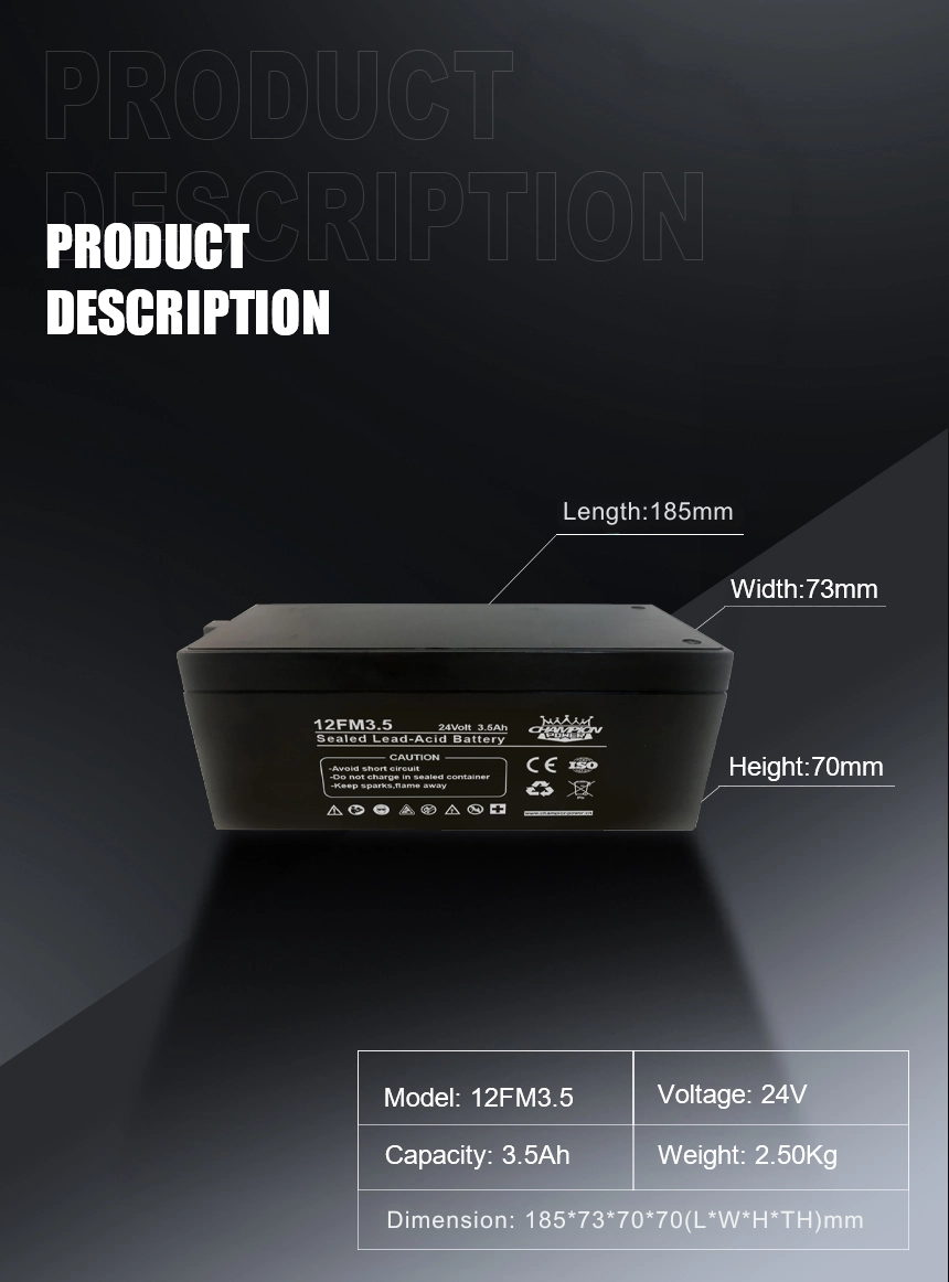24v3.5ah AGM Battery