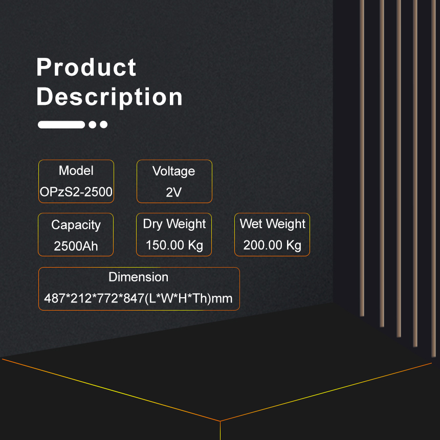 OPzS Batery Product Description