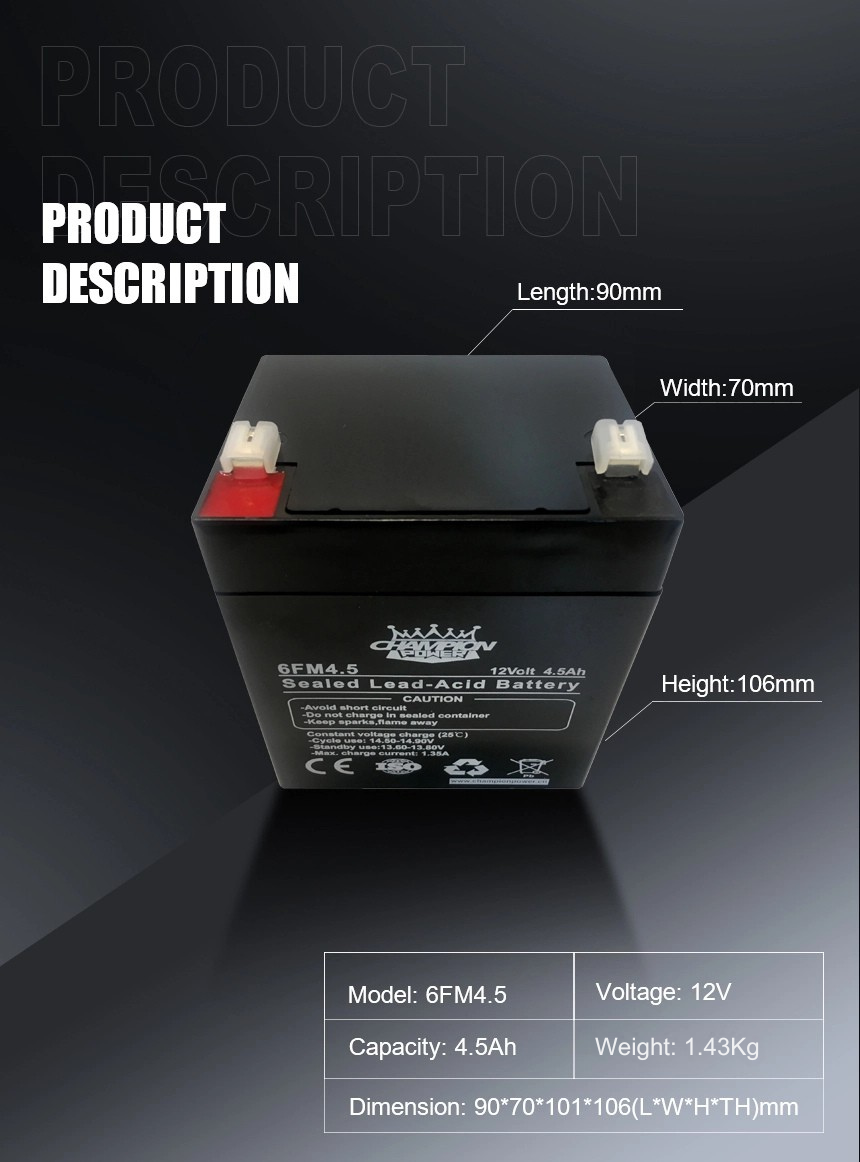 12v4.5ah AGM Battery